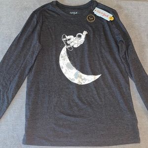 Cat & Jack Boy’s Long Sleeve Glow in the Dark Astronaut Top